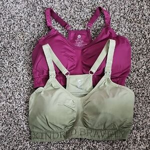 Kindred Bravely Nursing Bras Lot Of 2, Size Medium-busty